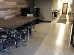 Commerical Epoxy Flooring office space Indianapolis