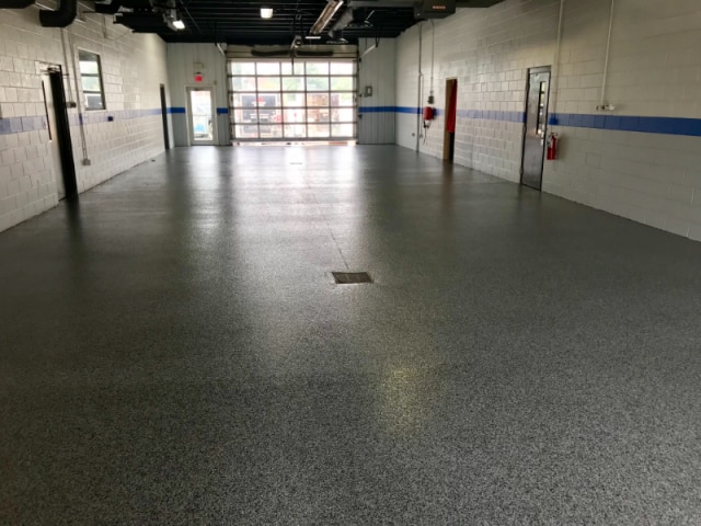 Automotive Service Center epoxy floor Carmel