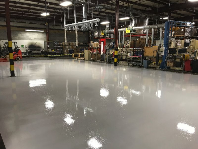 Manufacturing epoxy flooring Indianapolis