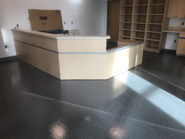 Veterinary clinic floor Westfield IN