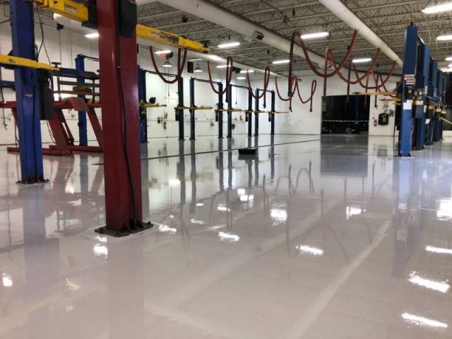 Epoxy Floor Indianapolis Auto Servicecenter