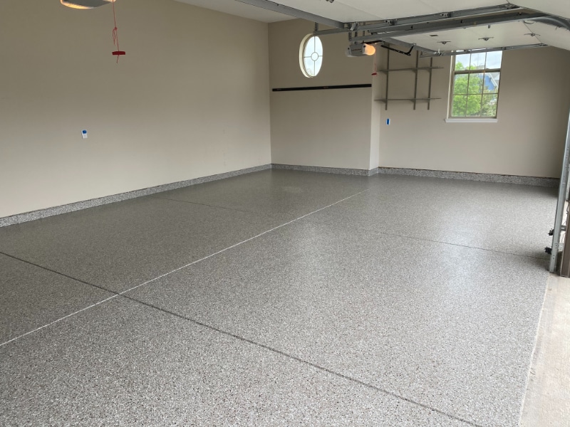 Finished Garage Floor Coating in Carmel Indiana