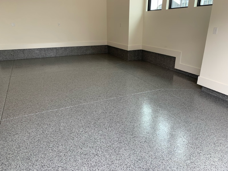 Finished Garage Floor Coating in Fishers Indiana